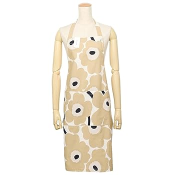 marimekko 花柄エプロン ベージュ マリメッコ marimekko マリメッコ Marimekko 064161 069907